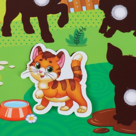 Velcro game "Animals" mini mini-3