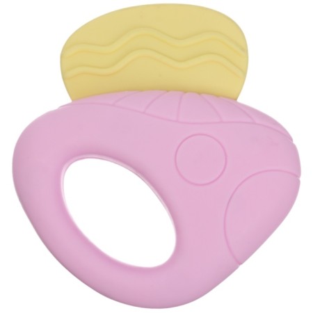 A set of silicone teeters to the “baby”, with a rattle, 3 pcs, I crush me-7