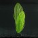 Silicone Aquarium plant, glowing in the dark, 6 x 19 cm, green