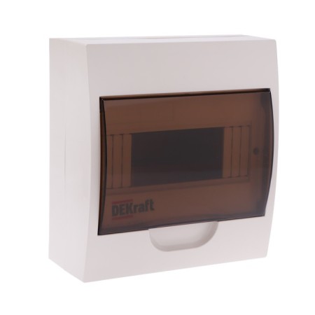 SE DEKRAFT shield ShRN-P-8, 8 modules, hinged, IP41, white, 31010Dek