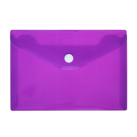A set of 5 pieces, a button folder, A6, 180 microns, corrugated, fluorescent, 5 colors-3