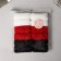 Hair elastic band "Tm -Mahrushka" (set 12 pcs) wide classic, 7x2 cm, white, black, red 788124