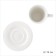Tea couple Porcelain Magistro Crotone, 2 items: a 220 ml cup, a saucer d = 15 cm, white color