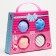 A set of developing tactile balls "handbag", with a squeak, 4 pcs, crumb I