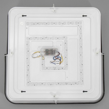 Moden Quadro chandelier LED 80W 3000-6000K Black-gold 50x50x8cm Bayerlux-11