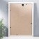 Photo frame A4 21x30 cm 281g white with gold (plastic screen)