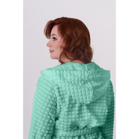 Women's bathrobe, size 48, color menthol-3