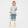 Jumper knitted baby i LEO Baby Height 74-80 cm, gray