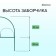 Decorative fence, 50 × 425 cm, 5 sections, metal, green, "parachute", Greengo