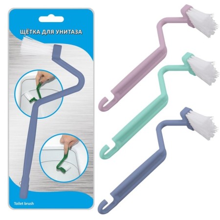 Pastel toilet brush, mix