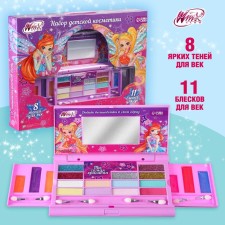 A set of children's cosmetics, 8 shadows, 11 lords for the eyelids 