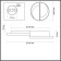Ceiling chandelier TARO 64W LED 7x7 cm
