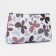 Lightning cosmetic bag, white/brown color