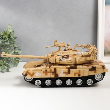 Piggy bank Plastic "Tank" Code lock, sound AA 43x16x16 cm-5