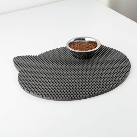 Rug for a bowl and a “face” tray, gray, 35x41.5 cm-7