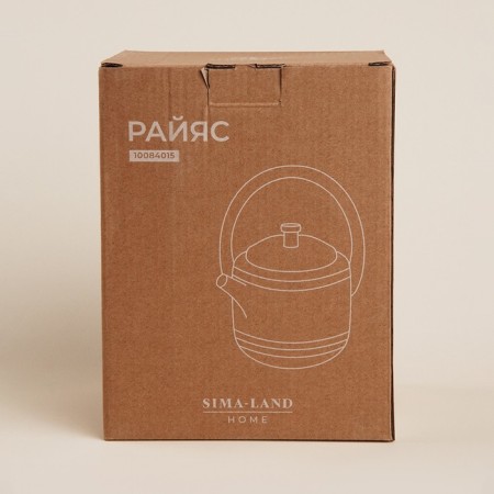 Kapetor Keramic teapot Sl Home "Raisia", 1 l, 18 × 13 × 20.5 cm, beige color-10