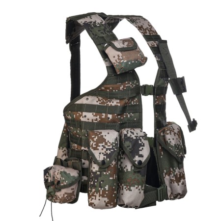 The vest is unloading