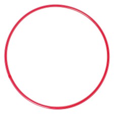 Hoop, diameter 70 cm, red color
