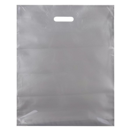 Polyethylene package with a cut pen, silver 40-50 cm, 60 μm-1