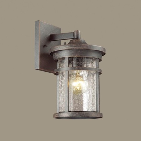Street wall lamp Virta, 1x60W, E27, IP44, black color