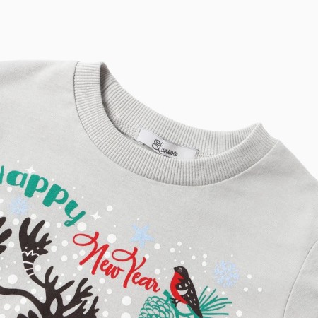 Pajamas for a boy, gray color, height 122 cm-2