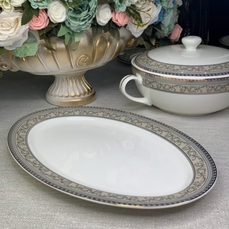 Oval dish lenardi "elegant", length 35.5 cm-1