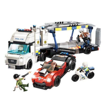Designer "Police. Auto -veinists ", 620 parts, in the package