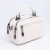 Bag Cross-Bodi with a zipper, white color