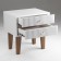 Tumbling bedside Astoria 2, 510x380x530, white/ white MDF 19mm