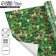 Glossy packaging paper "New Year tree", 70 x 100 cm, New Year
