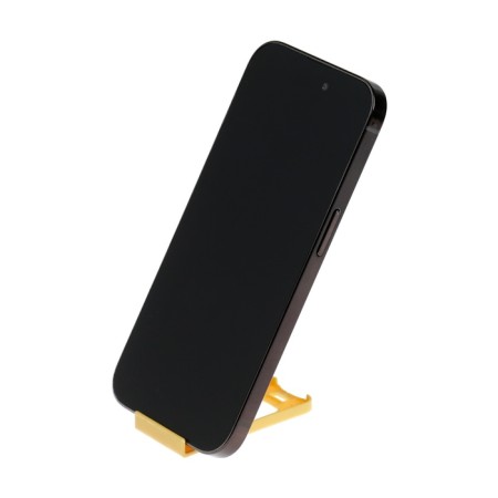 Luazon phone stand, folding, adjustable height, yellow-4
