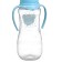 A bottle of feeding "beloved son", a classic throat, fitted, with handles, 250 ml., From 0 months., Blue color