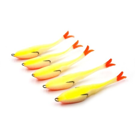 Foamen fish yaman devious minnow on a double, 135 mm, color 16 UV, 5 pcs.-1