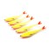 Foamen fish yaman devious minnow on a double, 135 mm, color 16 UV, 5 pcs.