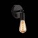 Wall lamp EVOLUCE. SL419.401.01. ANO. 1x60 W, E27, 10x12 cm, black color