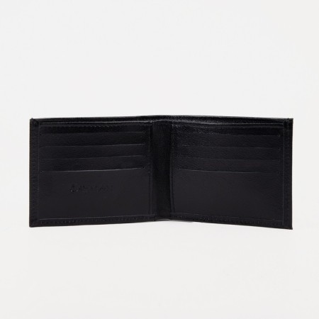 Male purse without fastening, black color-2