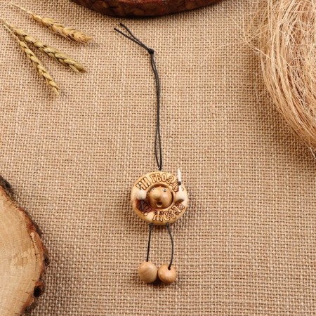 Suspension in the car "no nail, no wand", 7 cm, juniper-3