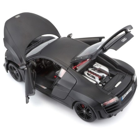 MASTO DIE-CAST AUDI R8 GT machine, opening doors, 1:18, black color-10