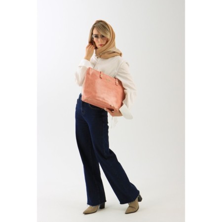 Набор сумок на молнии, цвет розовый-9