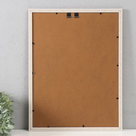 Photo frame plastic 30x40 cm "Double braid" wheat 32.4x42.4x1.1 cm-2