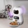 Smart animal feeder KitFort KT-6361, 10 watts, 3.5 l, white-black