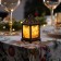 LED figure "Bronze lamp with moose and roe deer" 6.3 × 12 × 6.3 cm, plastic, batteries AG13x3, glow warm white