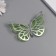 Stick paper, plastic "Butterflies, colored glitter" silver set 12 pcs 12 cm, 10 cm 8 cm