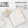 Tea couple ceramic "White Gift", a mug 150 ml, a saucer 15.5x15.5 cm, white color