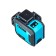 Laser level Instromax 3-360 IM0138, up to 20 m, 3 rays, 635 nm, 360 °, 0.3 mm/m/m