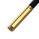Handle Gift ball in the leatherette case rotary vintage Black/gold housing
