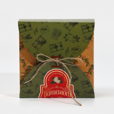 Box the team "New Year's Post", 16 x 16 x 6 cm, New Year-3