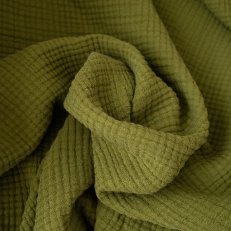 Plaid SL Home 4x layin. Muslin 150*200 cm, central green 100% cotton-9