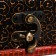 Casket Wood Equrated "golden curls on the black" chest 6x8x5.5 cm