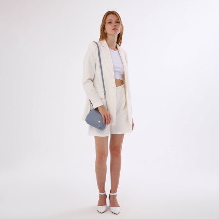 Women's bag with lightning, blue color-4